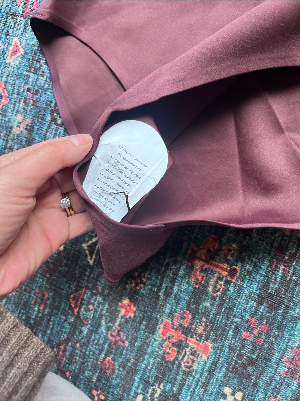 COS Plum One-Piece Swimsuit - Picture 2 of 6